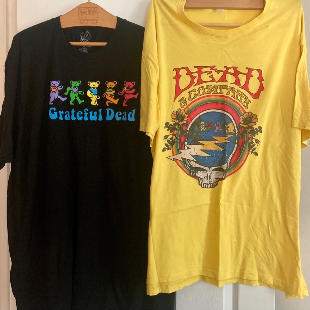 3XL Grateful Dead and Dead & Co T Shirts NEW Dancing Bears Steal Your Face